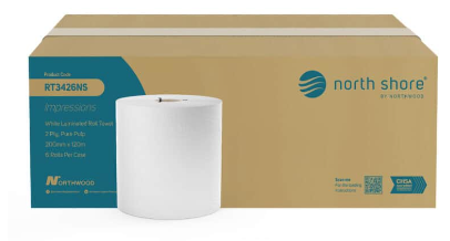 6x120m NORTH SHORE WHITE 2PLY LAMINATED+