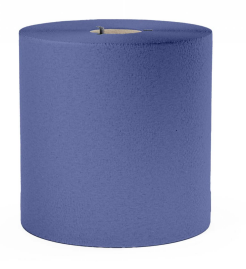 6x155m NORTH SHORE BLUE 1PLY ROLL TOWEL