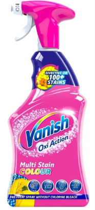 6x500ml (pink) VANISH OXI ACTION COLOURS