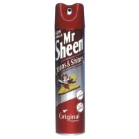 6x250ml MR SHEEN AEROSOL ORIGINAL POLISH