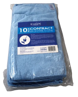 x10 RAM/HYG BLUE CONTRACT MICROFIBRE