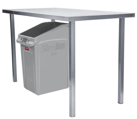 x4 R/MAID 87Ltr GREY SLIM JIM UNDER