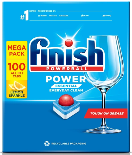 BOX* 1x100 FINISH POWERBALL D/WASH TAB