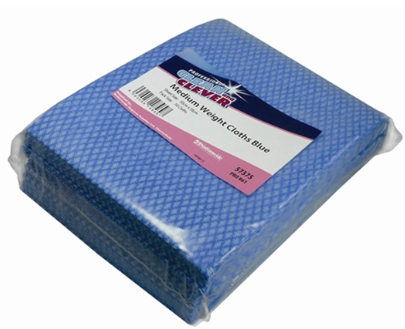 PACK* x50 C+C BLUE MEDIUMWEIGHT J CLOTH