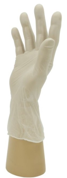 BOX* x100 GD47 SML CLEAR VINYL POWDERED