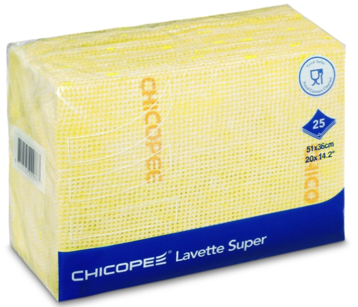 PACK* x25 YELLOW CHICOPEE LAVETTE SUPER