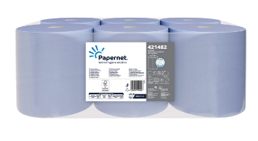 6x135m BLUE 2PLY CENTREFEED ROLL MICRO
