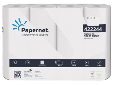 60x250s PAPERNET SUPERIOR T/ROLL WHITE