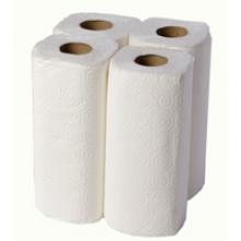 ECONOMY WHITE KITCHEN ROLL (pk6x4 )