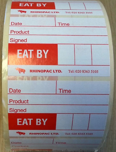 x2000 ## EAT BY ## DATE FOOD LABELS
