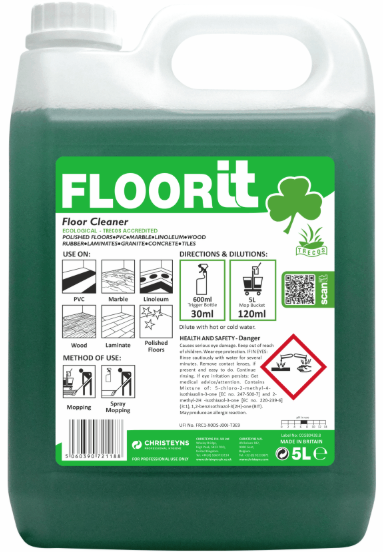 2x5L CLOVER FLOORIT FLOOR CLEANER