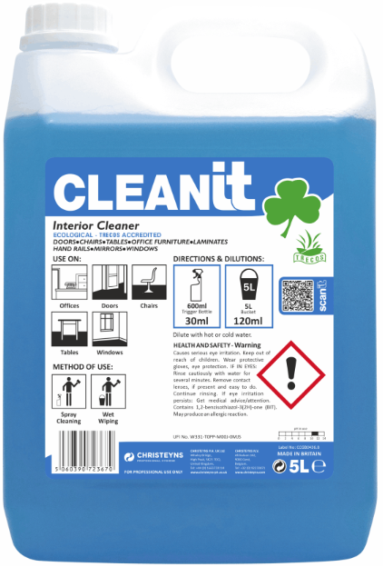 2x5L CLOVER CLEANIT MULTI SURFACE CLEANER