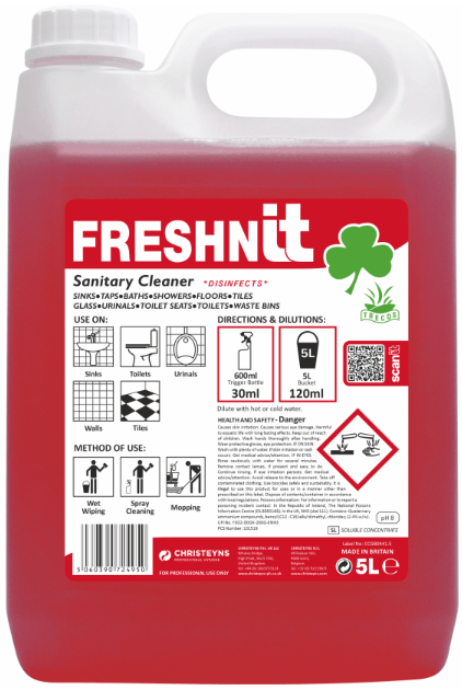 2x5L CLOVER FRESH N IT SANITARY CLEANER