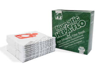VAC BAG x10 NUMATIC HEPAFLO FILTER BAGS