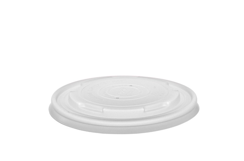 x1000 90-SERIES 6-10oz FLAT HOT LID WHITE