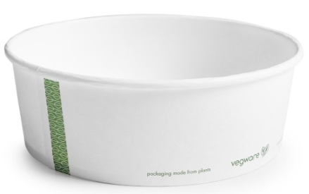 x300 32oz PLA-LINED PAPER FOOD BOWL WHITE