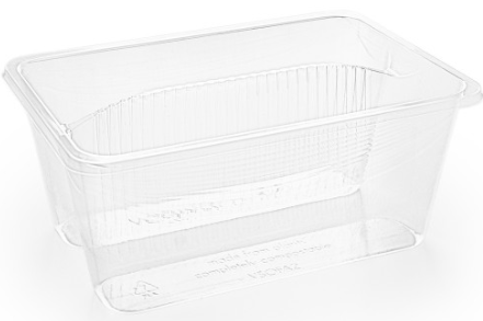 x250 CLEAR 2-COMPARTMENT PLA BLOOMER