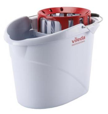 10Ltr RED VILEDA SUPER MOP BUCKET+WRINGER