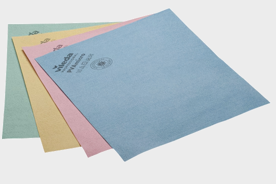 TBD# x5 VILEDA RED PVA MICRO MICROFIBRE