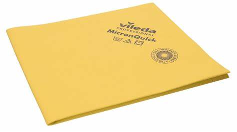 x5 YELLOW VILEDA R-MICRONQUICK MICROFIBRE