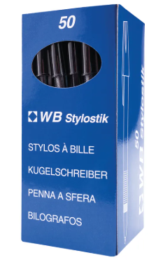 x50 BALLPOINT PEN MEDIUM BLACK