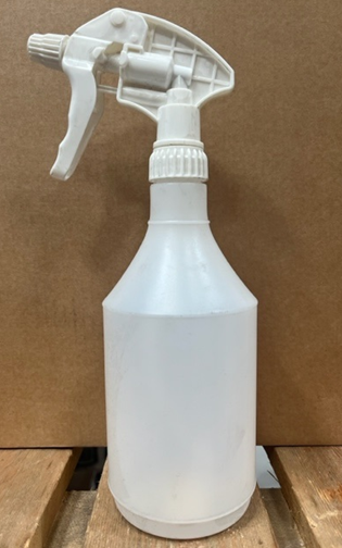 750ml 975 Clear Bottle & Blue 923 Sprayhead Complete