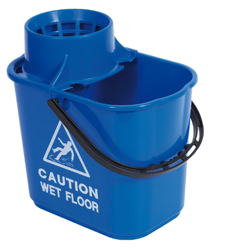 Professional Bucket & Wringer 15 Litre - Blue