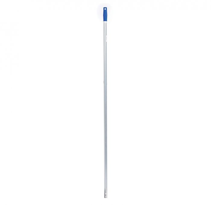 Aluminium Handle With Drilled Holes 137cm - Blue