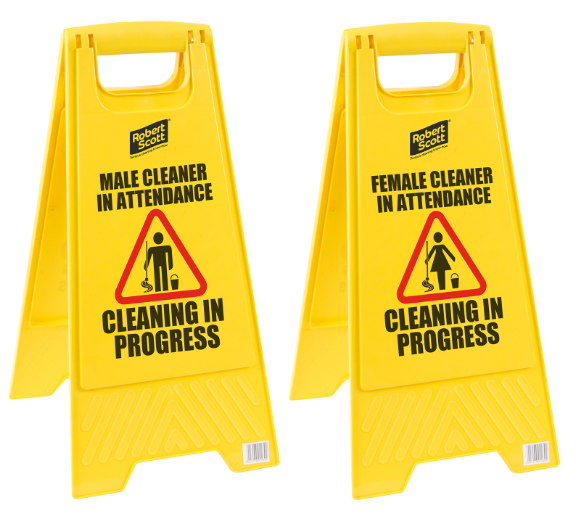 Standard Safety Sign Male/Female Attendant