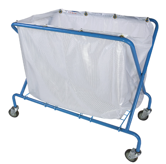 Multi Purpose Service Cart With Heavy Duty Translucent Vinyl Bag