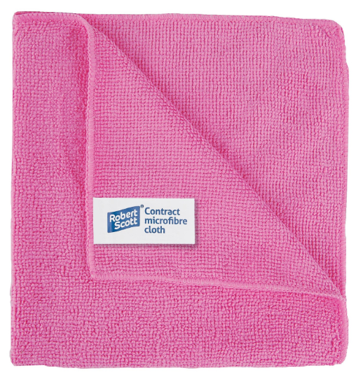 Microfibre Cloth Contract 40x40cm - Pink