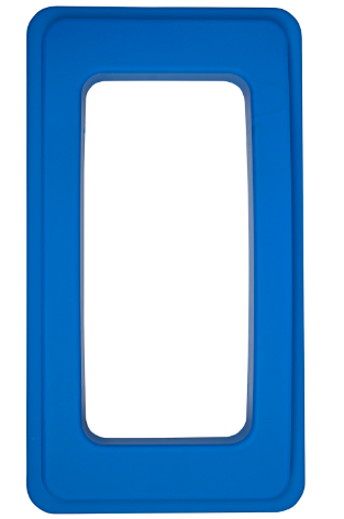 x1 BLUE RECYCLING WALL HUGGER LID
