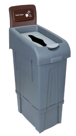 x1 BROWN PROCYCLE RECYCLING BIN FOOD WASTE